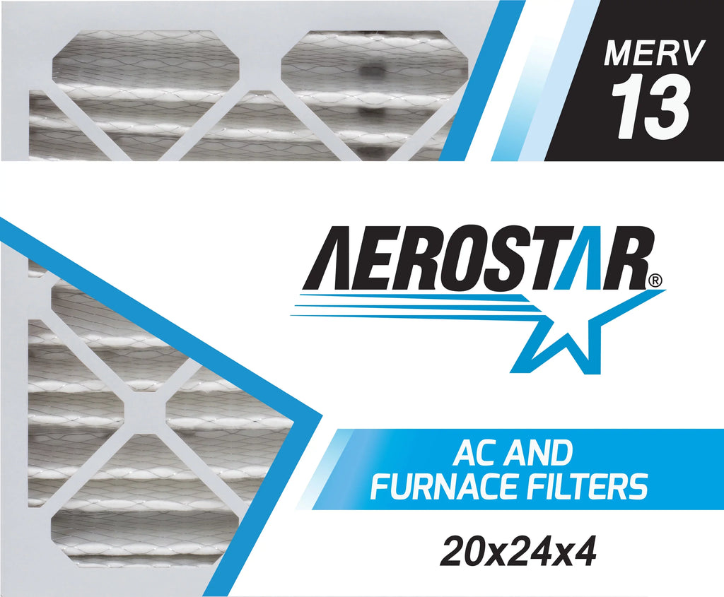 in of Box 4, the Filter, x Air 20x24x4 USA Aerostar 6, MERV 24 Pleated 20 13, Made x