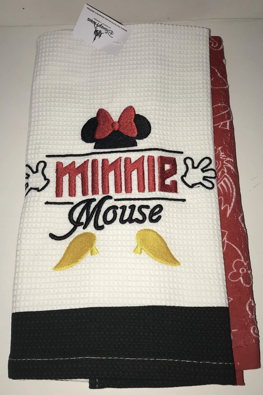 Mouse With Minnie Parts Body Towel Tag Parks Set Dish Disney New