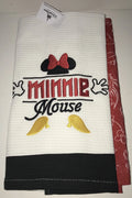 Mouse With Minnie Parts Body Towel Tag Parks Set Dish Disney New