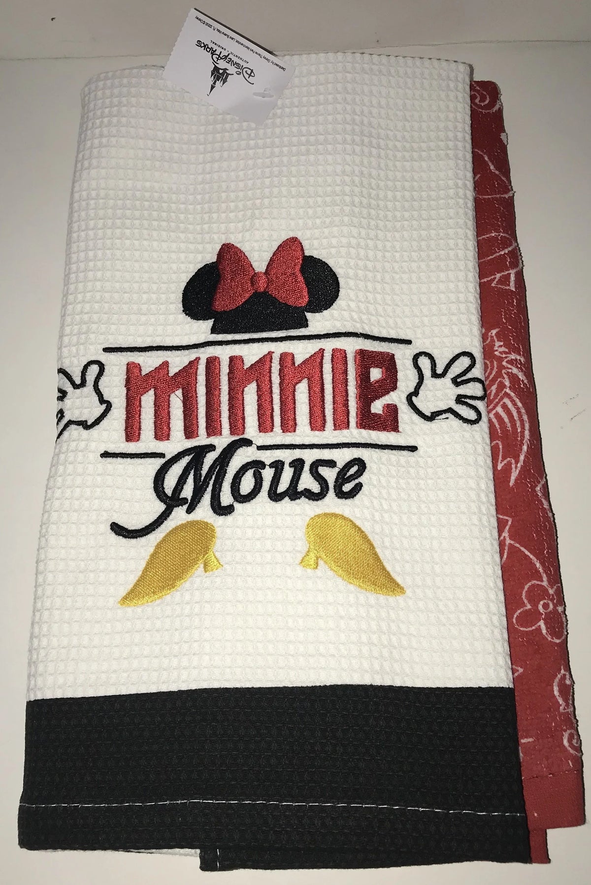 Mouse With Minnie Parts Body Towel Tag Parks Set Dish Disney New