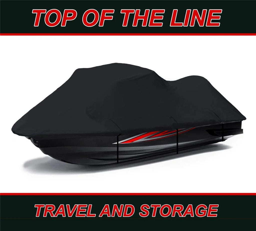 BLACK for 2021 600D Doo JET 2020 2015 Compatible Cover PWC Seater Ski HO SKI Sea 3up 2019 Jet 3 2014 2018 Bombardier 2022 PWC Cover 900 ACE 2017 SPARK Sea-Doo