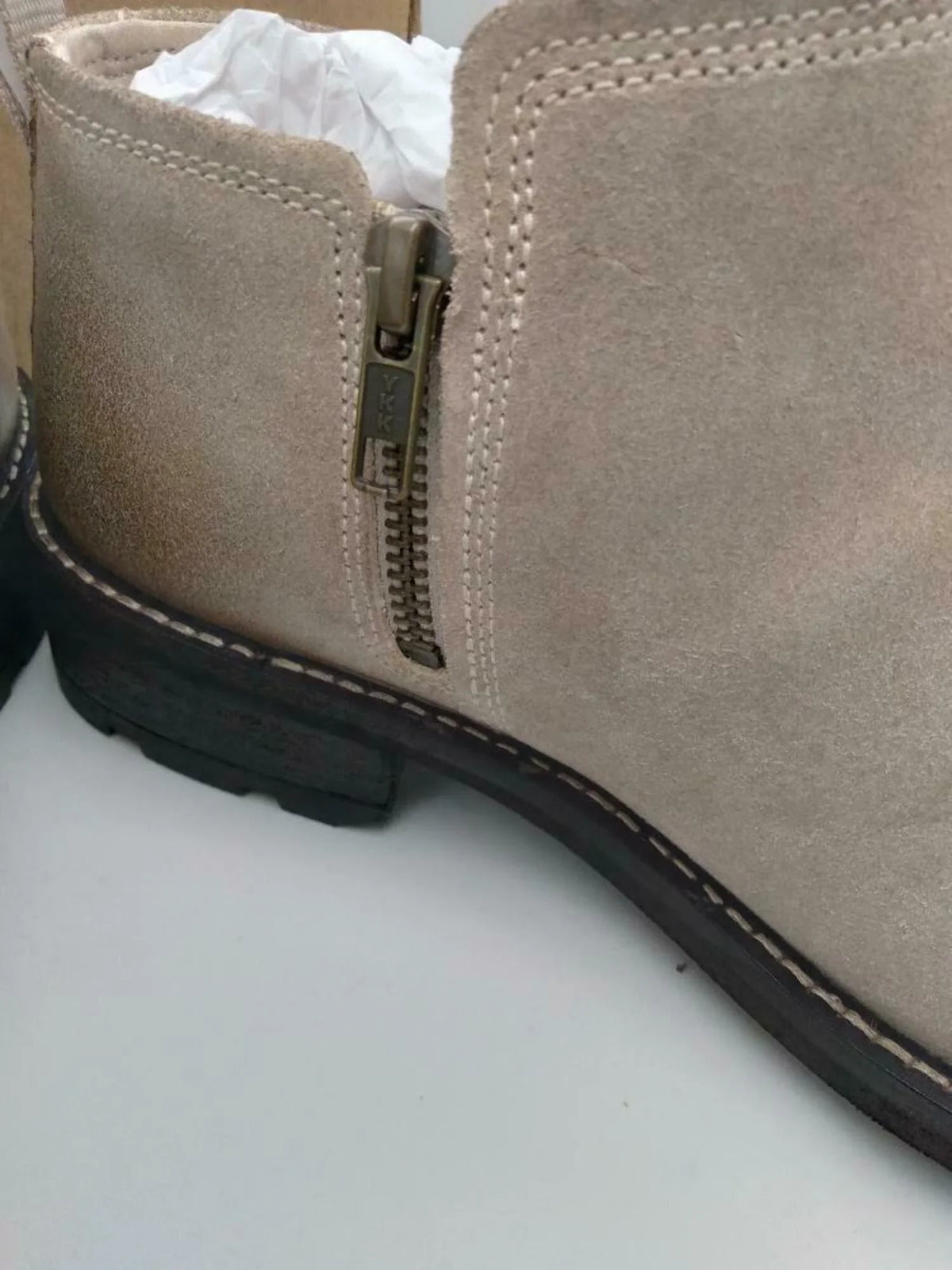 Women's Boot, Chelsea KEEN Ankle City 7W Oregon Coconut, Gaucho/Toasted