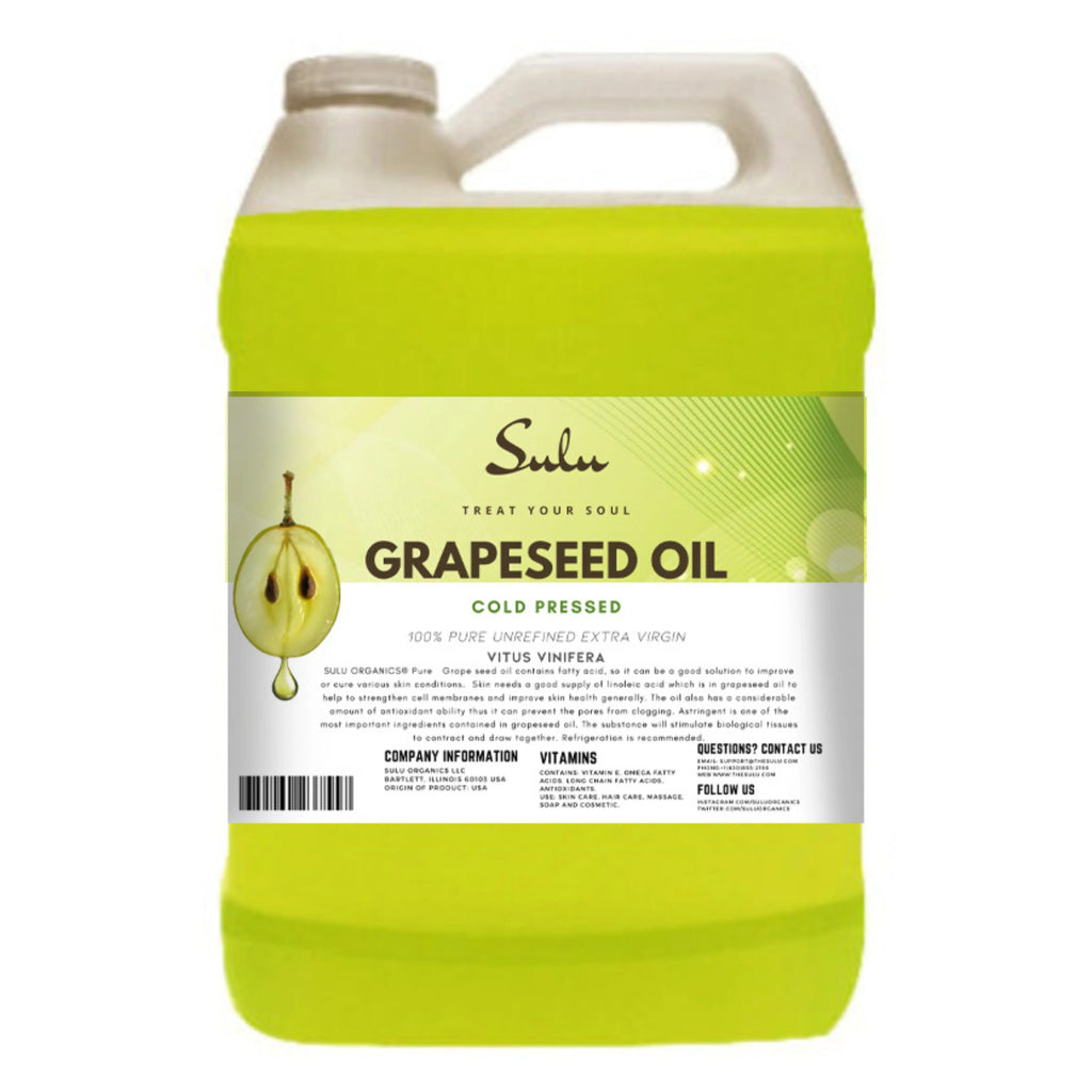 seed 1 Grape 100% pressed Gallon oil Extra Unrefined Pure Virgin Cold