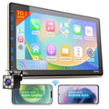 Wireless with 10 Compatible Carplay, Corehan Car Camera Auto, Stereo Car inch Double Wireless Android Mirror with Bluetooth - Multimedia Player Link Touchscreen Din Backup Radio