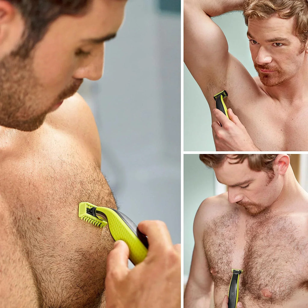 Electric Philips OneBlade and Trimmer Body Face + Shaver Norelco