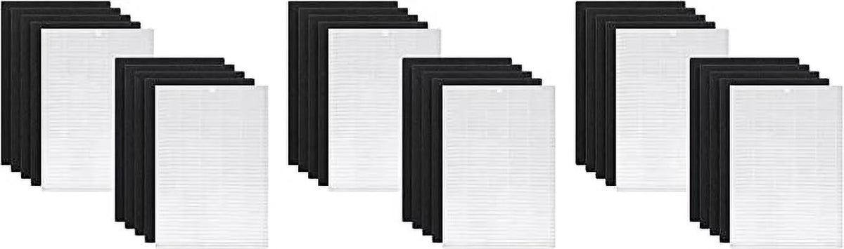True Compatible 6 Replacement Airmega Coway Purifier AP-1216-FP Nispira AP-1216L, HEPA Carbon Filter Air with Sets