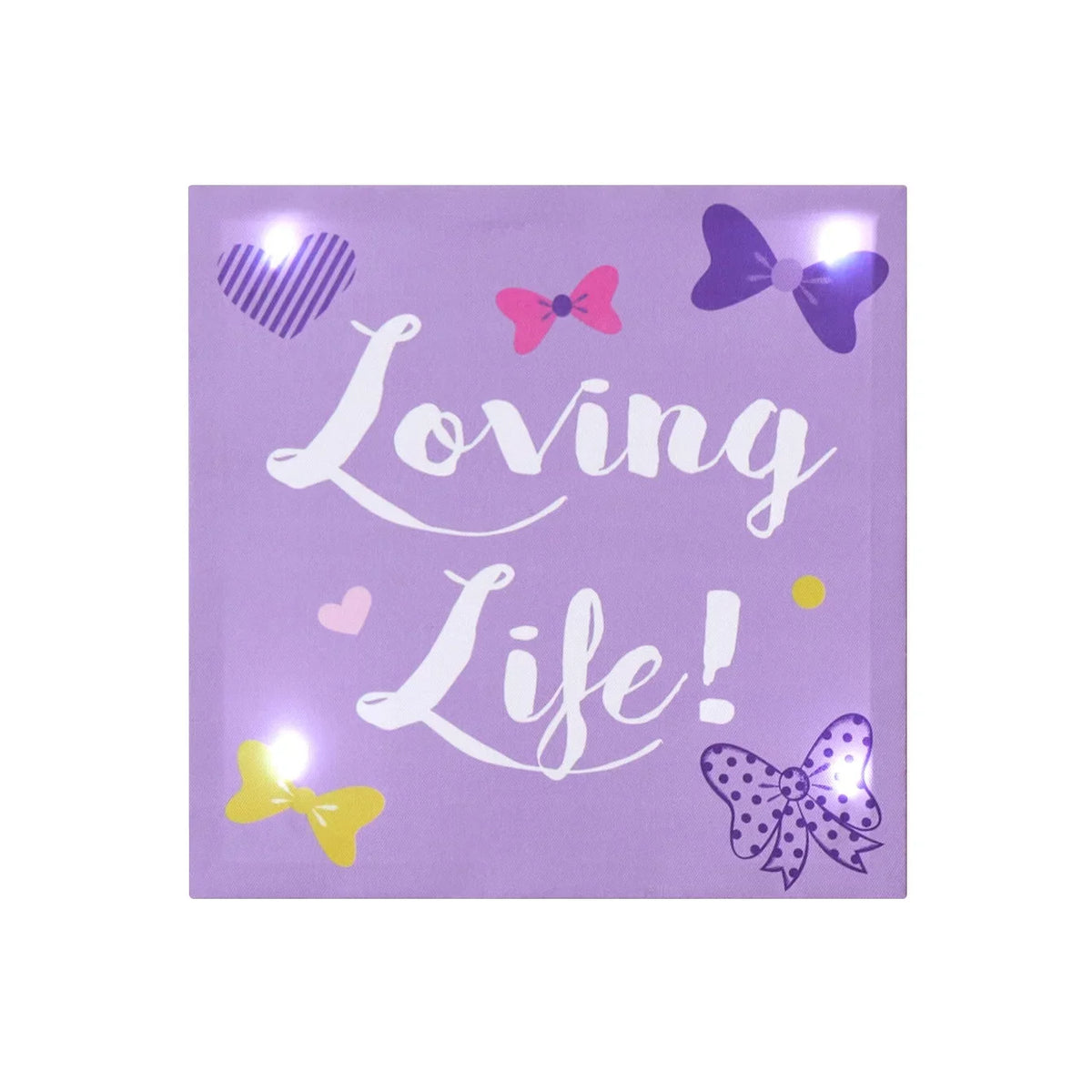 Children's Minnie Disney Pack Wall 4 Mouse Canvas Pink Art