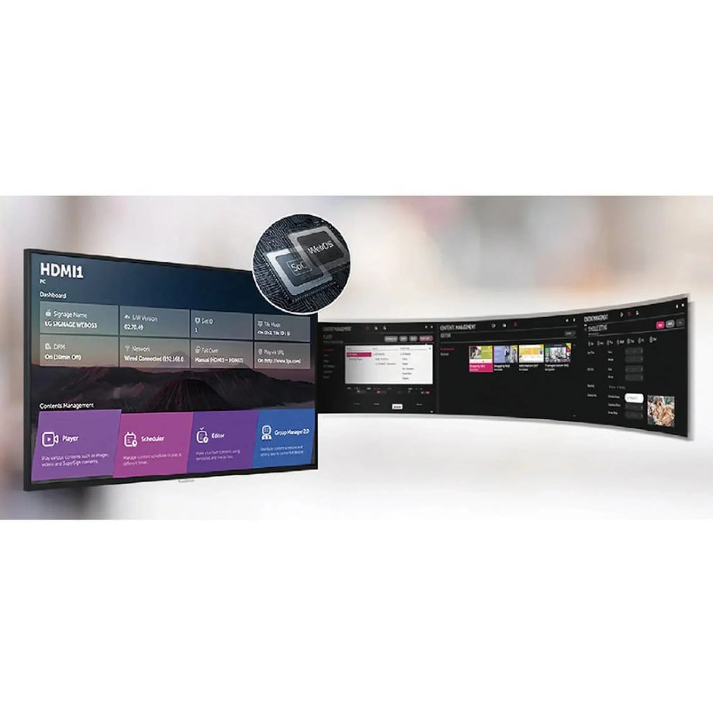 HDMI (3) 43" UHD, LFD