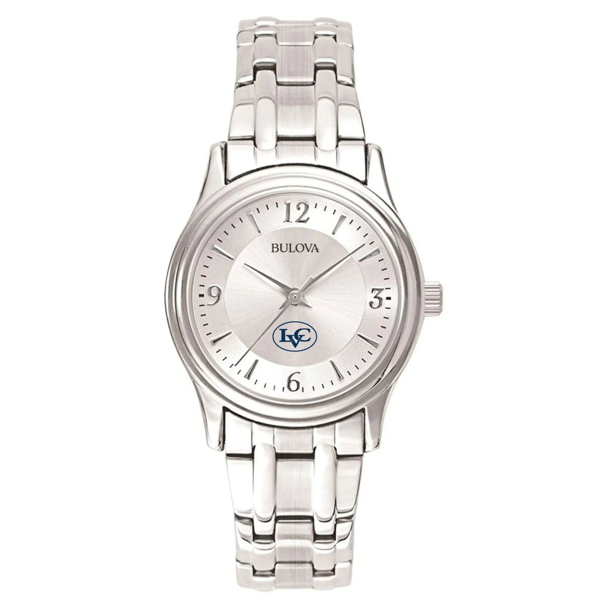 Lebanon Stainless Quartz College Dial Bulova Women's Silver Valley Silver-Tone Watch Steel