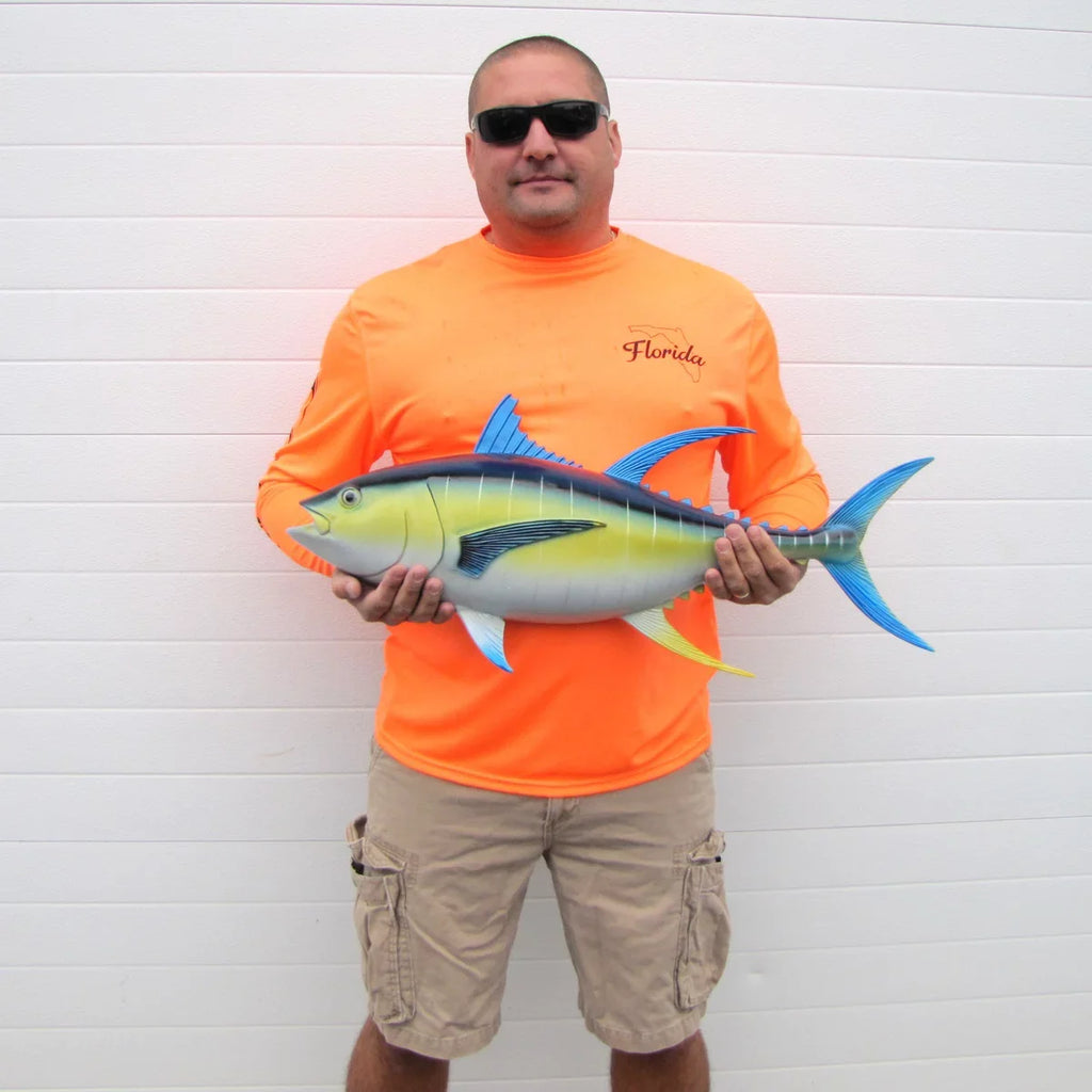 28" Bluefin Wall Plaque Tuna Resin Lifelike Mount Trophy Taxidermy Saltwater Fish