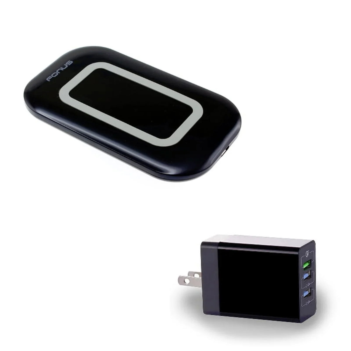 w Slim 10W 6.8Amp for - Galaxy Wall - 3-Port 1520 2 930 Razer w G1P 1020 Lumia Charging USB Phone Fast 920 Wireless S9+ Travel S9 Nokia Ultra Home Pad Port Fast Charger 34W Charger