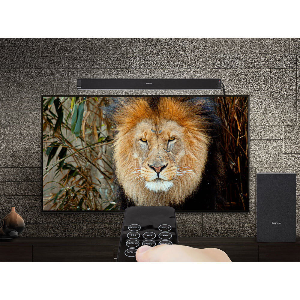Wall Mount, Gear Screen 2020 TV X800H Smart UHD with Adapter, TV XBR43X800H and 4K Deco Subwoofer, 43-inch with Soundbar Bundle 6-Outlet Essentials (2020) Cleaner Surge LED 60W