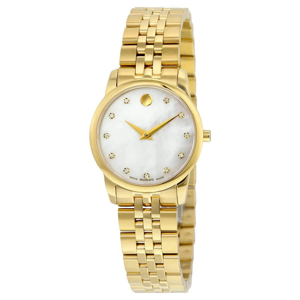 Pearl 0606998 Watch of Ladies Classic Dial Diamond Museum Movado Mother