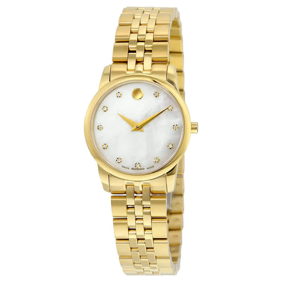 Pearl 0606998 Watch of Ladies Classic Dial Diamond Museum Movado Mother