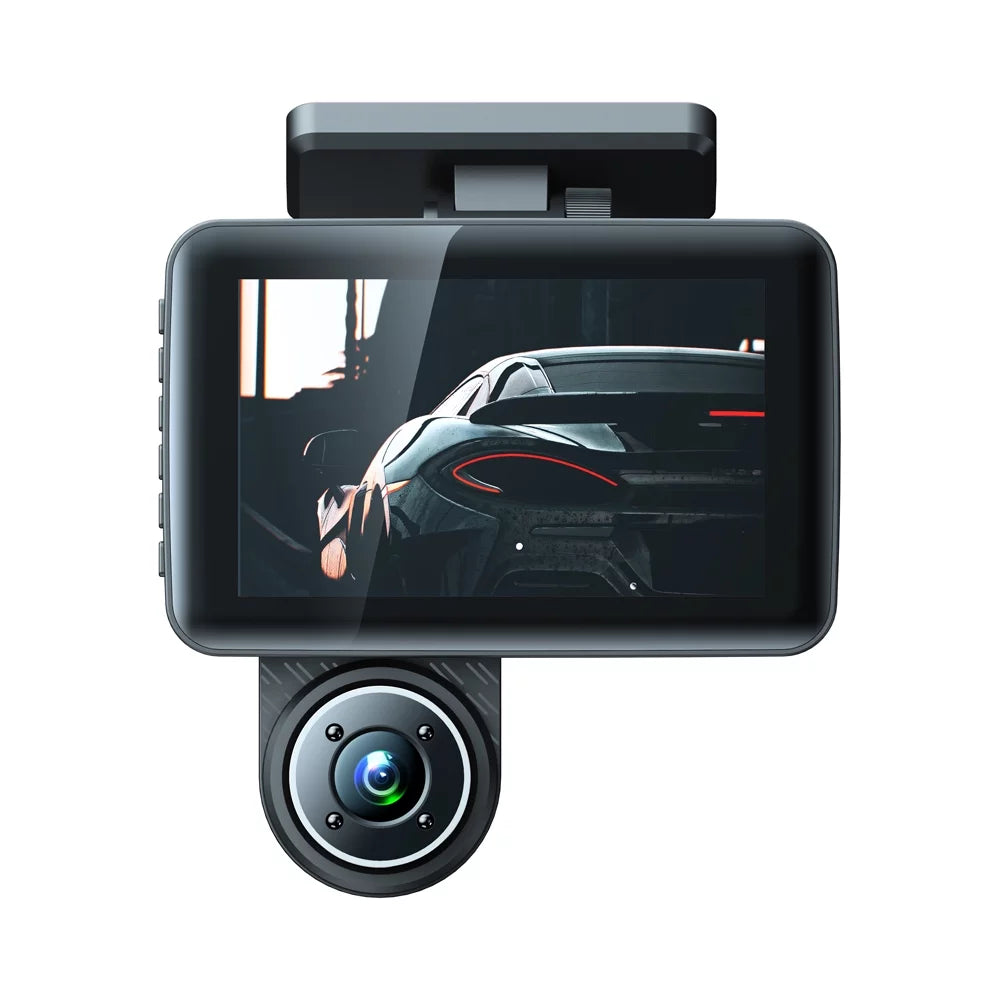 Rearview 4in Recorder Clear Dash Mirror Cameras 3 Camcorder Auto Car Safety Cam Andoer Angle Recording Driving Video Camera Wide Car Recorder Car