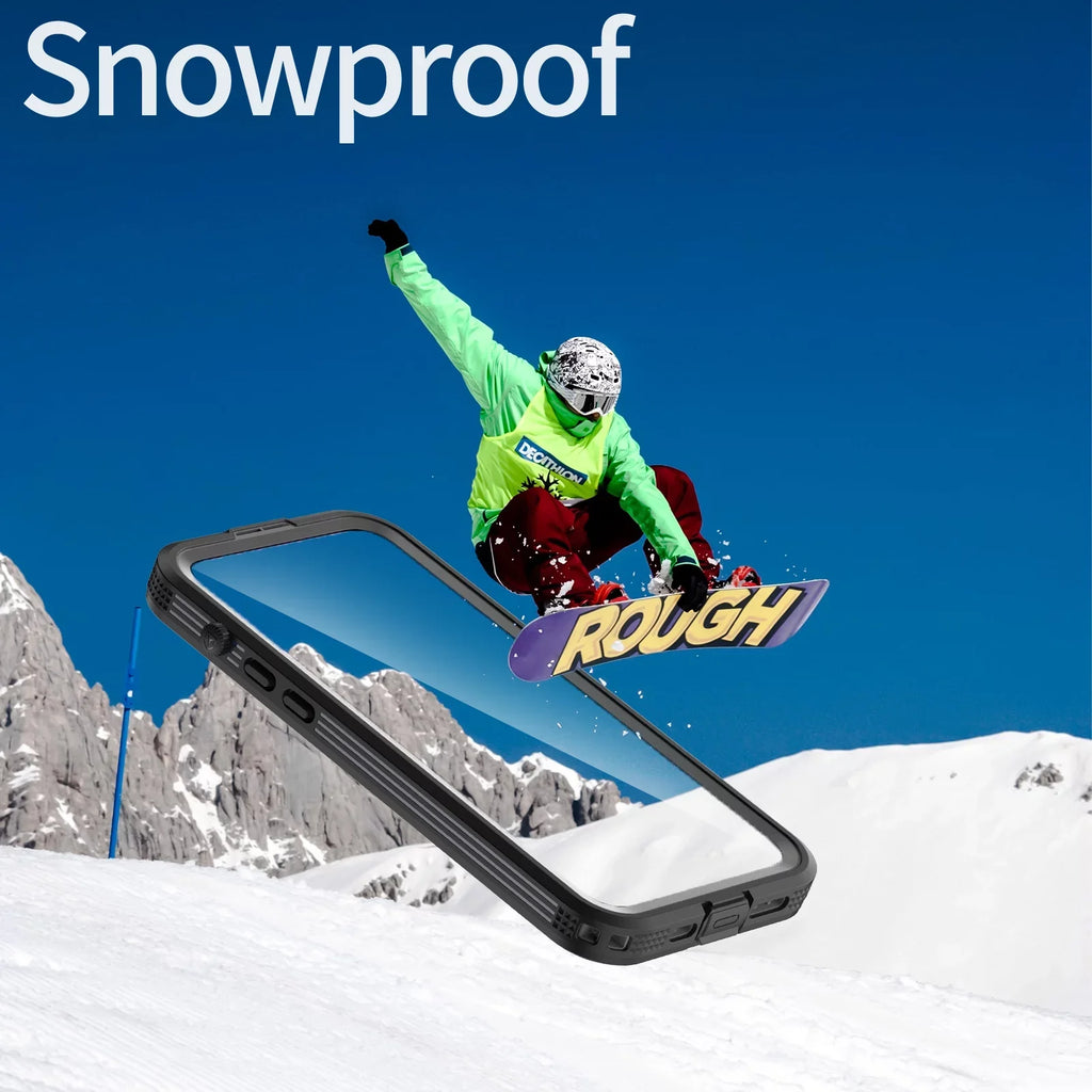 for Screen for Pro 360][IP68 14 MagSafe] Max Dropproof][Dustproof][Compatible 14 Black - 6H iPhone with Pro Max Underwater][14FT Military Waterproof, Built-in [Real 6.7" Protector Case iPhone