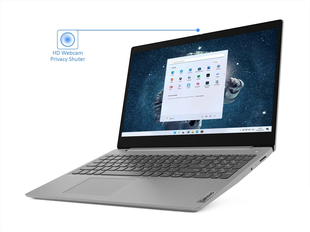 Intel 11 Windows 4.1GHz, 15.6" Card 512GB Pro NVMe Core i3-1115G4 RAM, Laptop, Reader, Bluetooth, HDMI, 3i 20GB IdeaPad Upto Display, S FHD SSD, Wi-Fi,