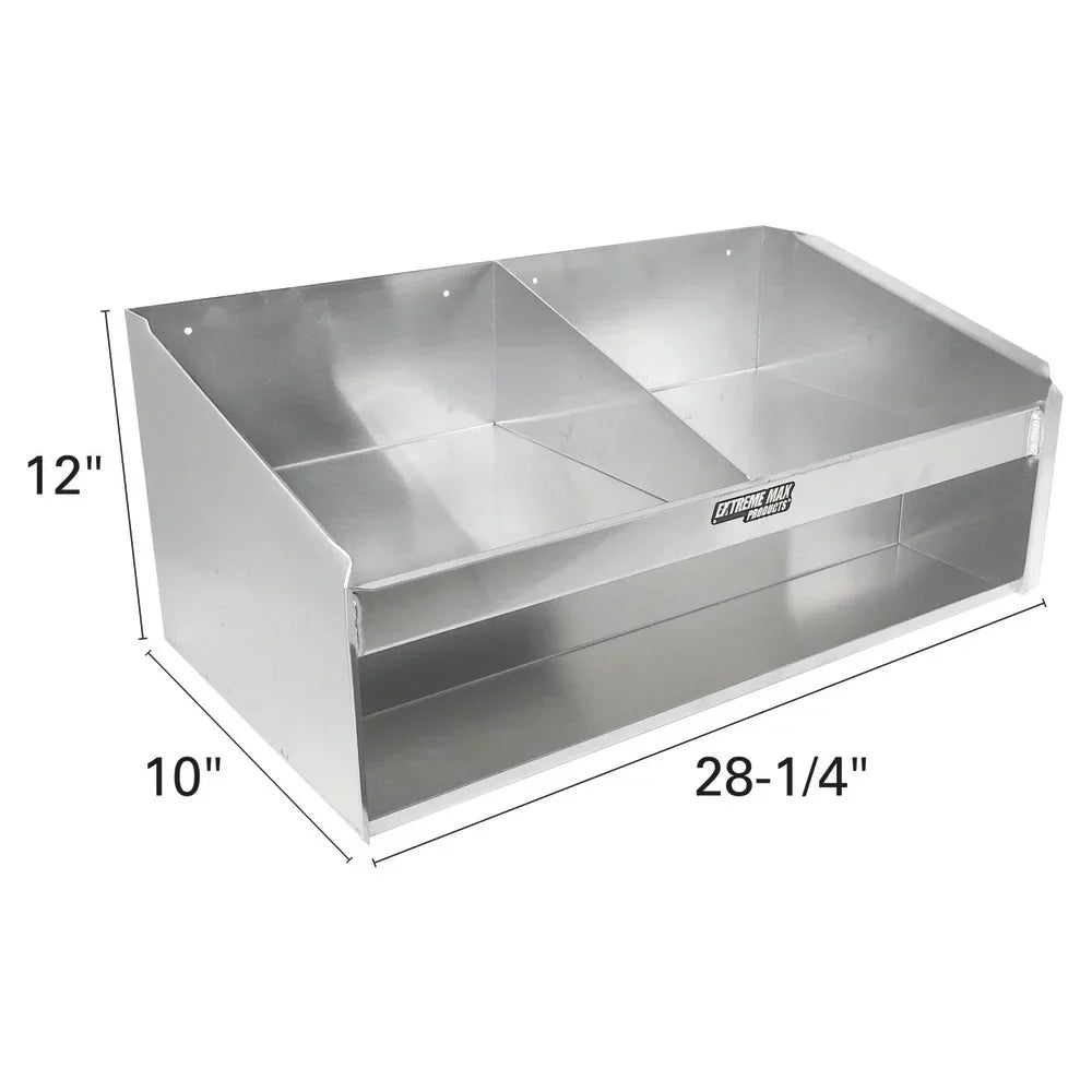 Enclosed Organizer Aluminum Cabinet for Double Extreme Shop Max Helmet Trailer Garage Race 5001.6038 Bay Storage
