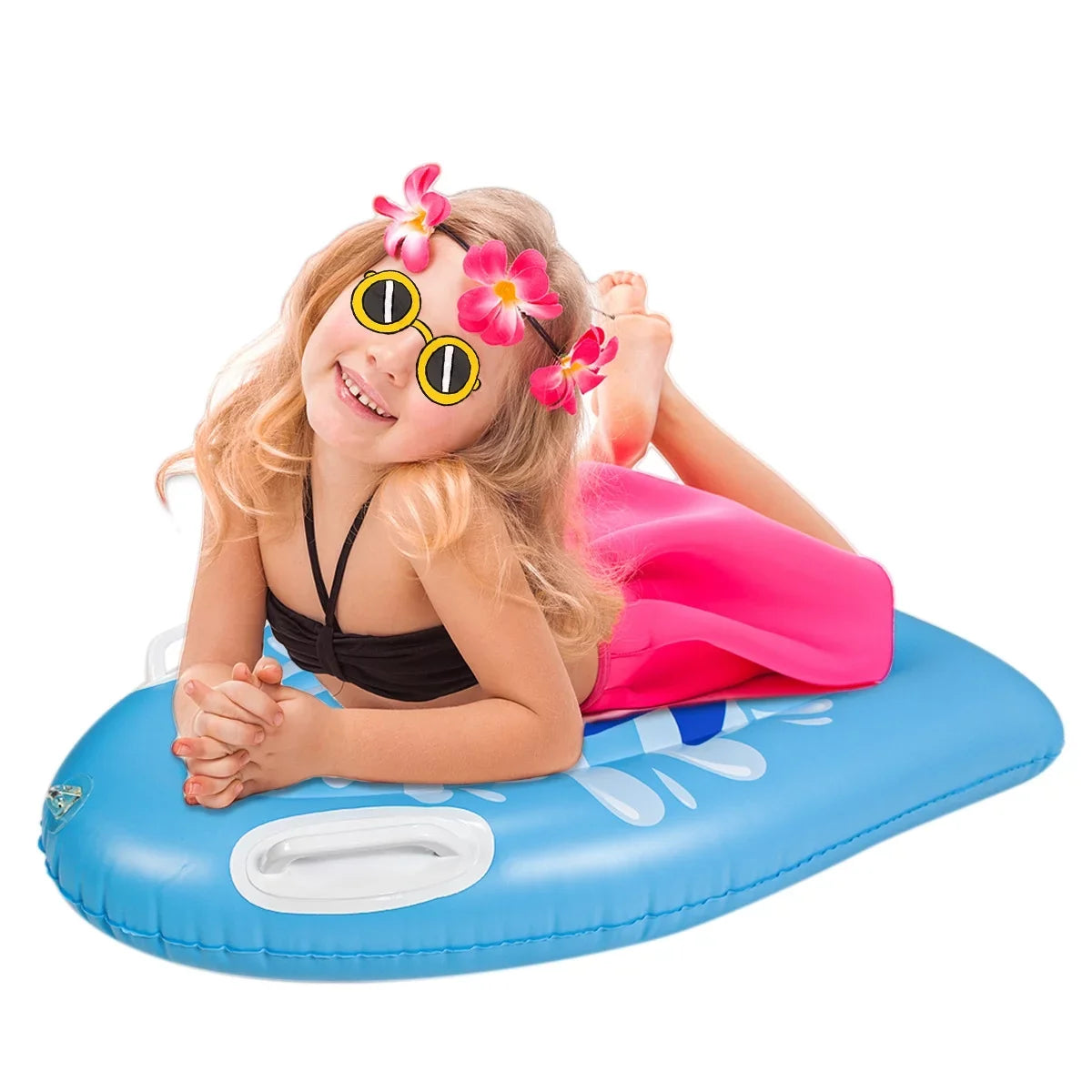 Tubes Inflatable Party SUGIFT Surfboard Supplies Fun Beach liquid Floats Pool Kids Inflatable Inflatable Toys exterior for
