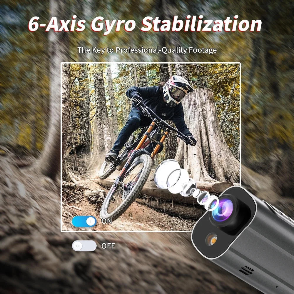 WiFi Drive Shake Bike with Recorder Sport Bicycle Riding Motorcycle Helmet Action 5K Led Light DV Camera Camera Anti Road
