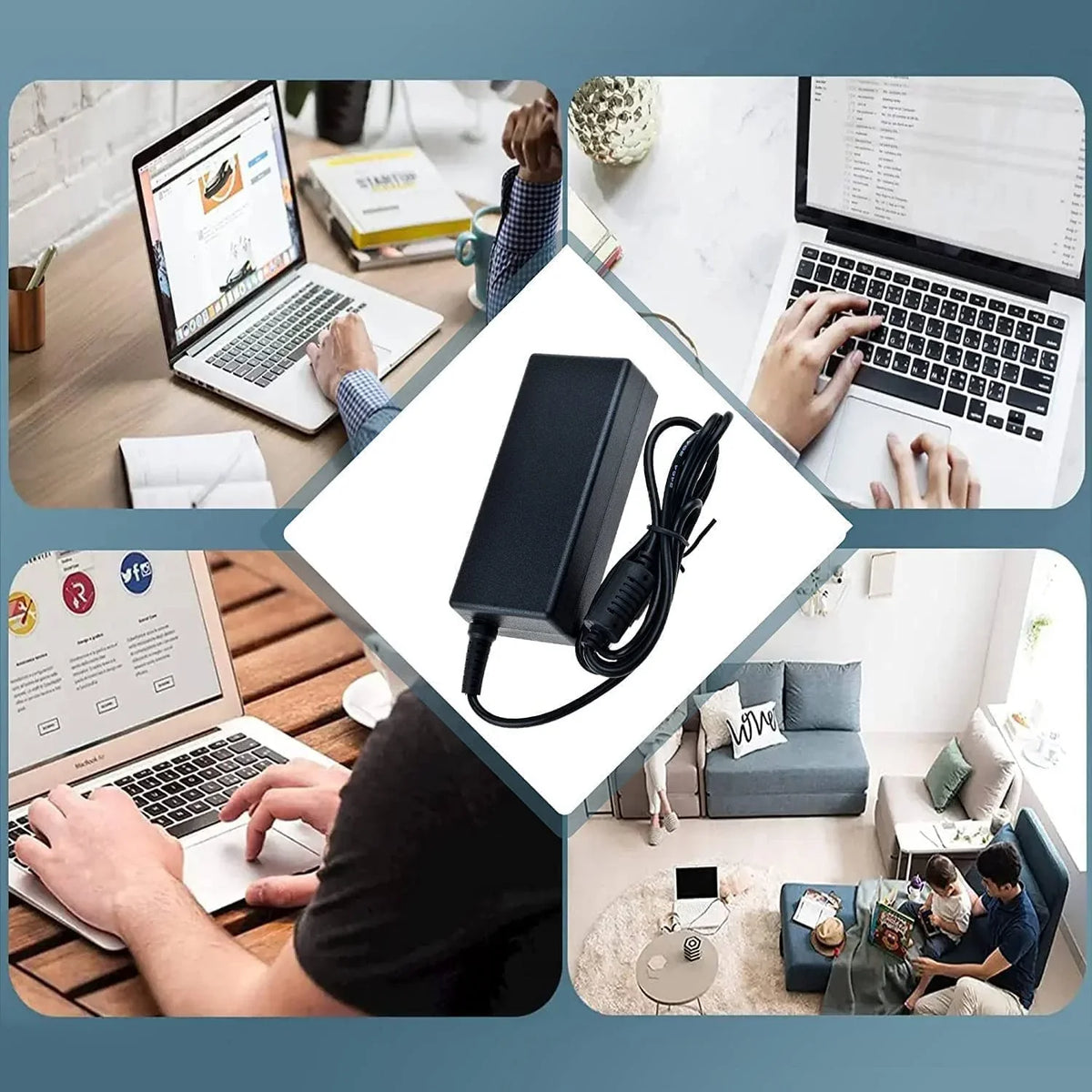 Big 1545 AC Compatible Battery Pentium Notebook with PS PP41L Cord OD: DC Power Supply Core Inspiron 15.4" / Dual PC Charger (w/ Adapter 7.4mm T4500 Cable Laptop Guy-Tech Tip.)