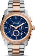 Stainless-Steel Quartz Fossil Gold FS5037 Watch Rose Men's
