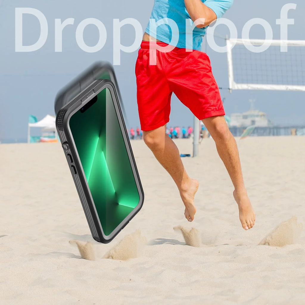 for Screen for Pro 360][IP68 14 MagSafe] Max Dropproof][Dustproof][Compatible 14 Black - 6H iPhone with Pro Max Underwater][14FT Military Waterproof, Built-in [Real 6.7" Protector Case iPhone