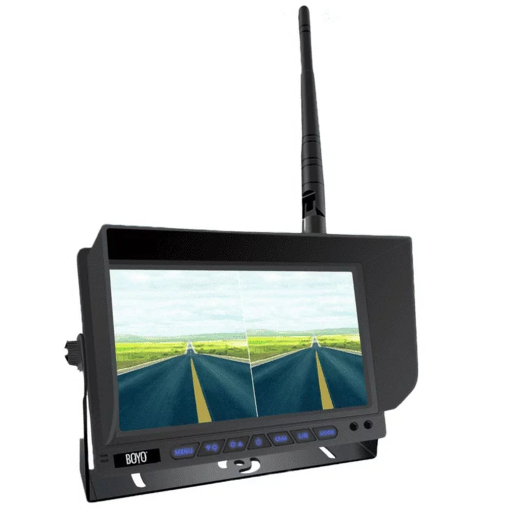 for 7” and Camera Van VTC701AHD-Q2 Truck, System Monitor (2 and BOYO SUV Channel) with Backup Camera AHD Backup Vehicle Car,