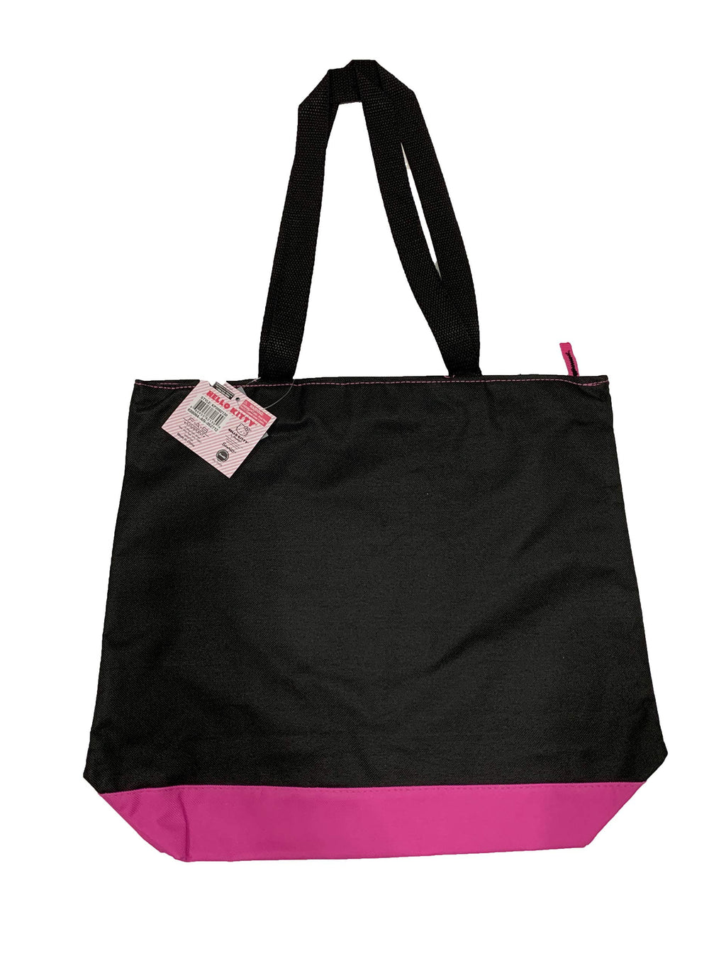 821309 Kitty Black Bag Hello Tote New - - Pink Bow