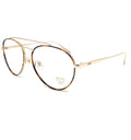 Aviator MCM Gold-Havana 55x16x145 723 Eyeglasses 2121 Shiny Unisex