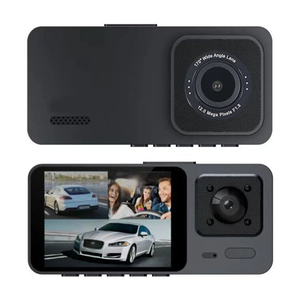 Cam Onemayship Camera Rear Lens DVR 3 Dash Recorder Inside G-Sensor Front 1080P Video Car