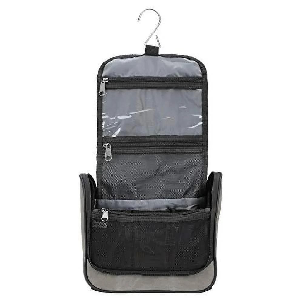 Shampoo, N. Lewis for One_Size Items, Kit Brushed Cosmetics Toiletry Gray, Personal Bag Accessories, Clark Twill Travel + Hanging