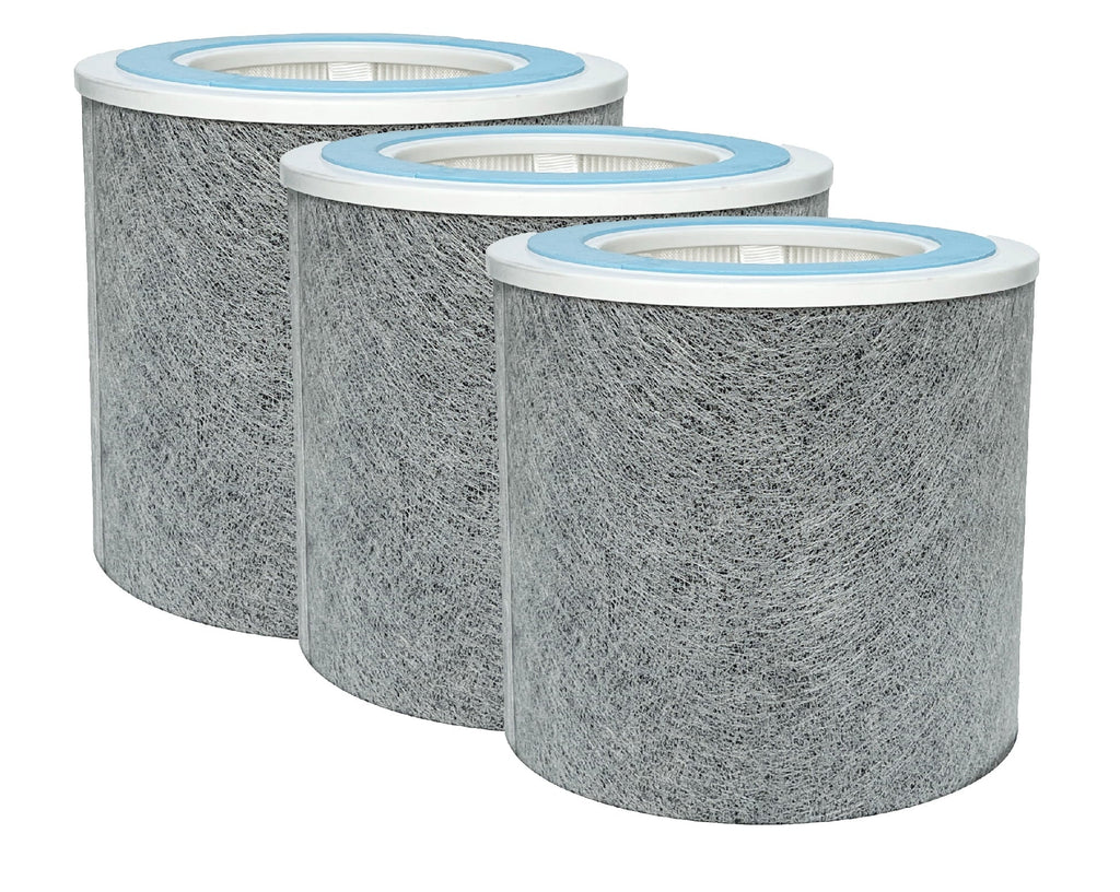 True For 3 HP102 Filter Activated Packs Carbon HP102 HC452, Shark Purifier Air Replacement HEPA