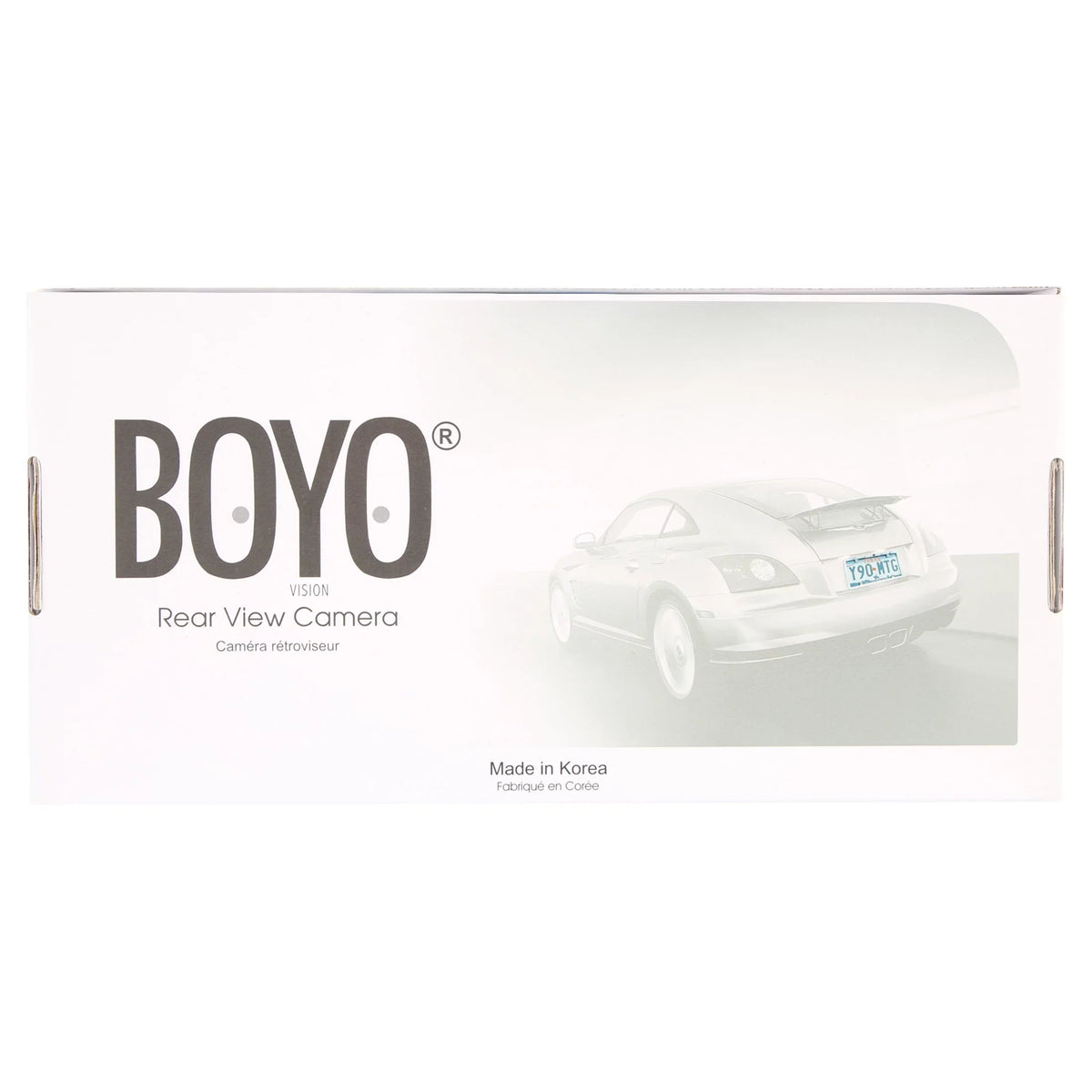 Camera BOYO - Ultra Plate Backup VTL275HD HD License (Chrome) Slim Full-Frame