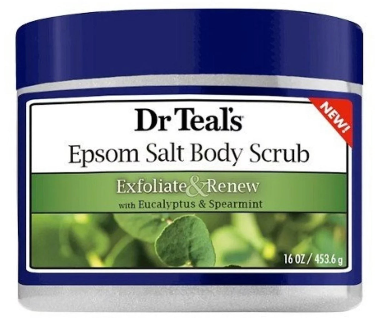 16 Scrub, of Body Exfoliate Salt Teal's Epsom & Dr 3) & Eucalyptus Spearmint Renew oz (Pack