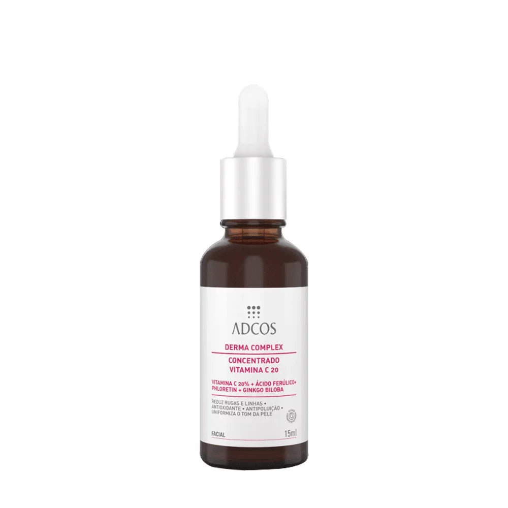 Lines C Reduces 15ml/0.50 fl.oz 20 Complex Adcos Wrinkles Complex Derma and Anti-Aging Vitamin
