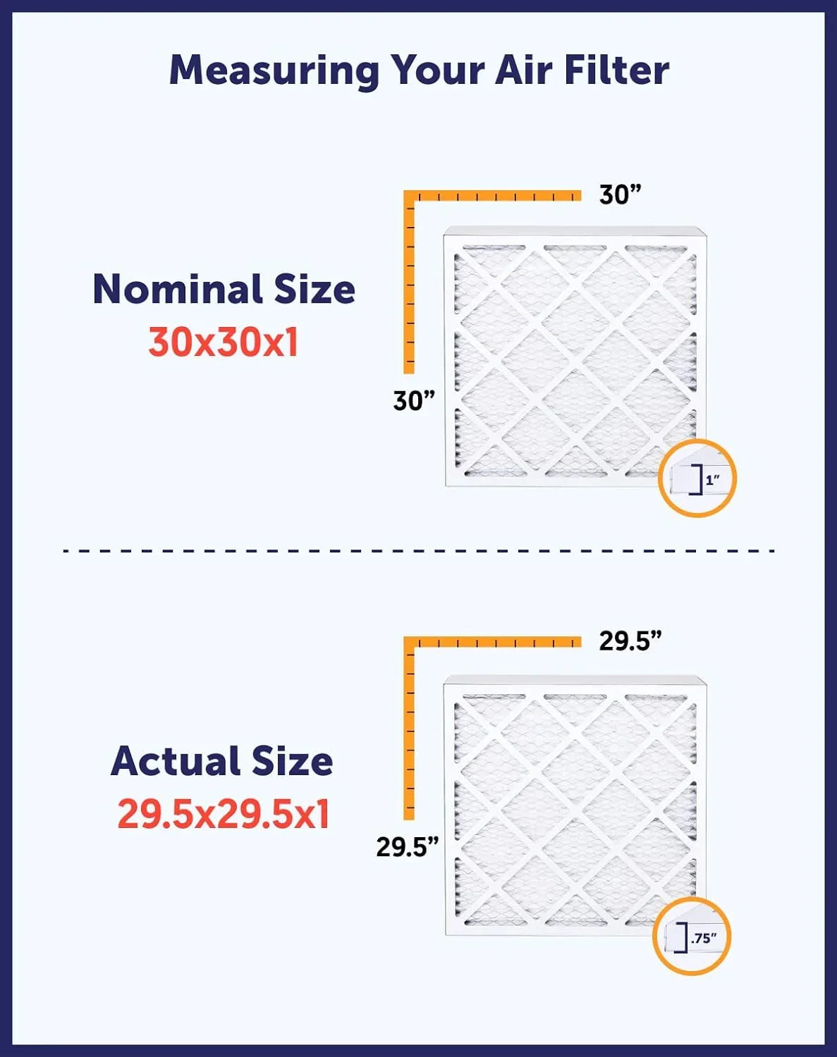 dimension: | x King Actual MADE x Furnace HVAC Filters 4-PACK 12.5x19.5x1 12.5 Filter 8 .75" MERV 19.5 USA Filter Air | Pleated A/C | | IN