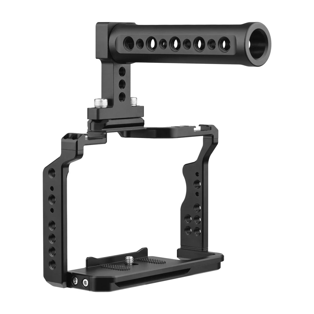 Cold Inch A7S A7III/ Mounts II/ with 14 III/ Andoer Numerous Kit A7R Shoe Handle Threads A7IV/ Cage + A7II/ Walmeck Dual II A7R Replacement Aluminum Alloy for Video