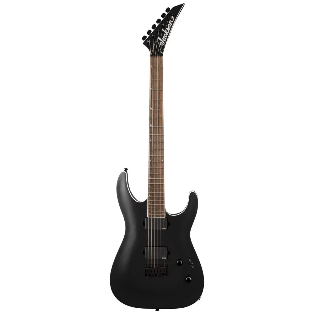 Jackson DX Series Black Guitar - - X Soloist™ Baritone Electric Fingerboard Satin Laurel SLA6