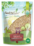 Barley, Pearl Pounds Food Non-GMO, Kosher, to Live Organic by 6 — — Vegan Raw,