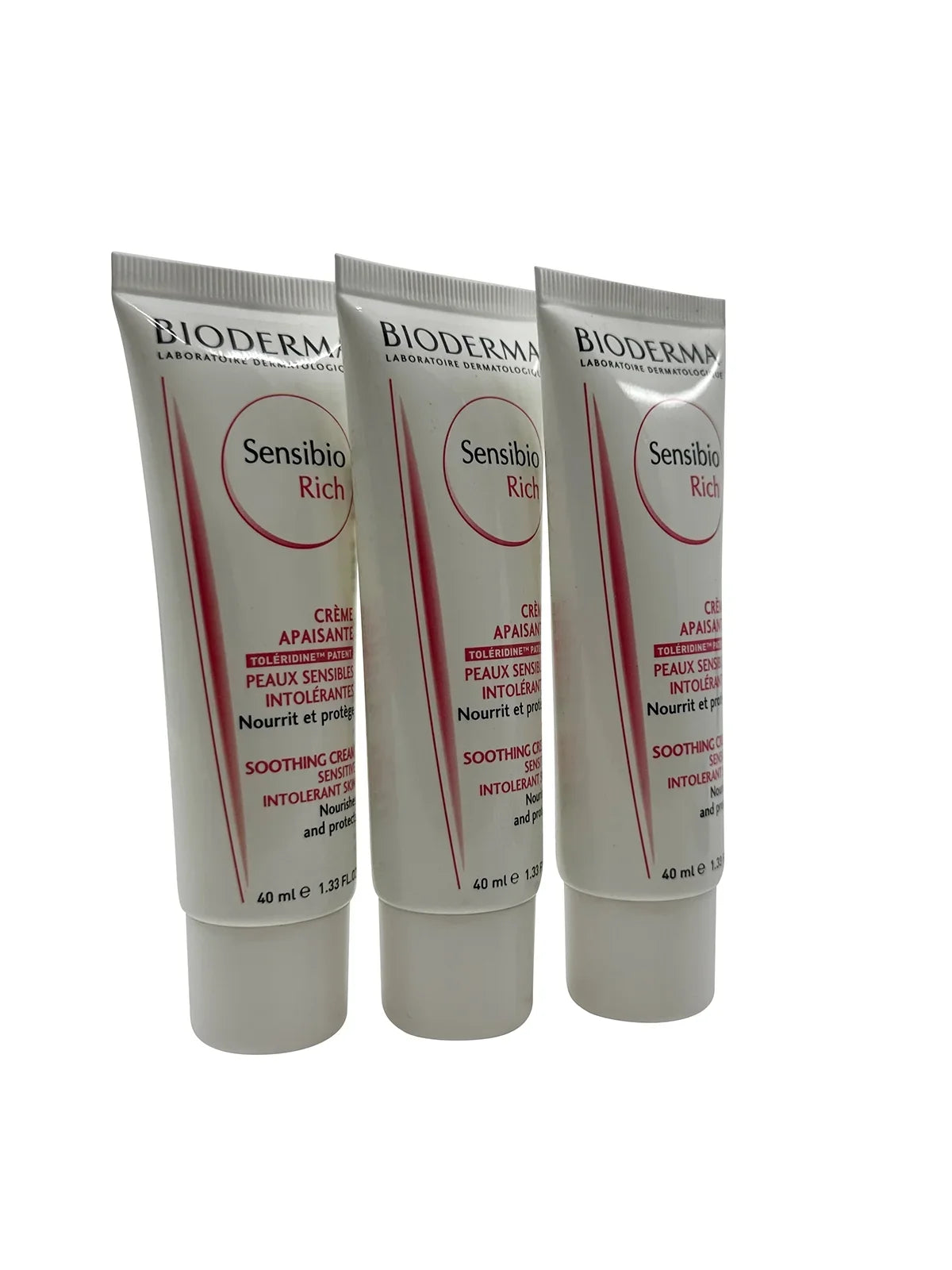 Cream Sensibio oz 3 Skin Rich 1.33 of Bioderma Sensitive Soothing Set
