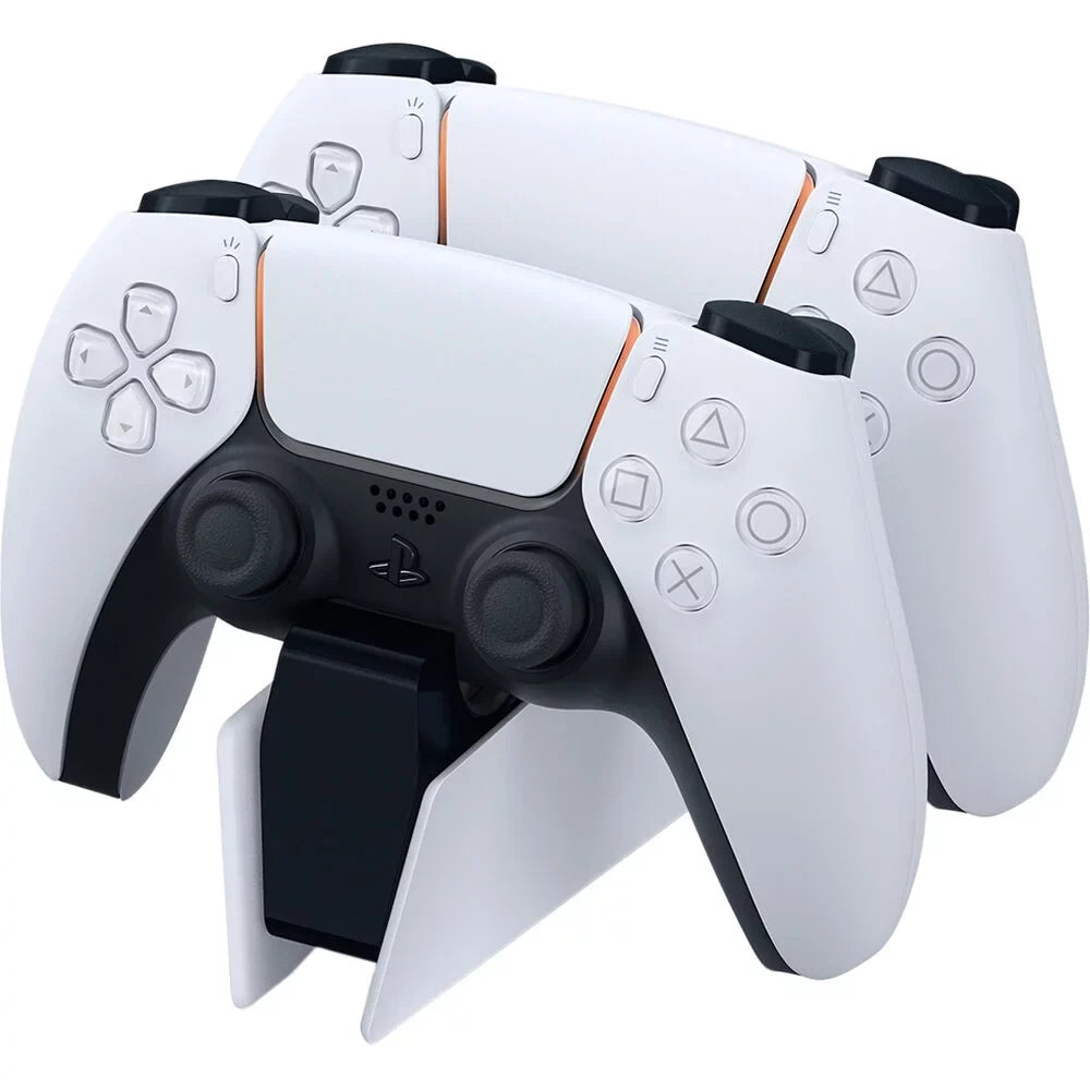 Cleaning and Bundle 5 Station A Charging Playstation Cloth Extra White DualSense with Disc Console with Big Adventure Controller, Version Sackboy: