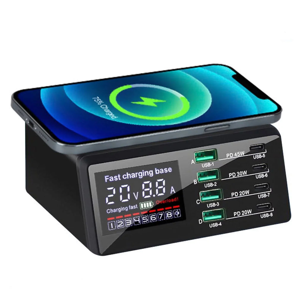 12 USB Phone Charging PD 11 Fast Charger iPhone 13 Charger Huawei USB Charger Adapter Station Xiaomi For 110W RIWPKFH Wireless C