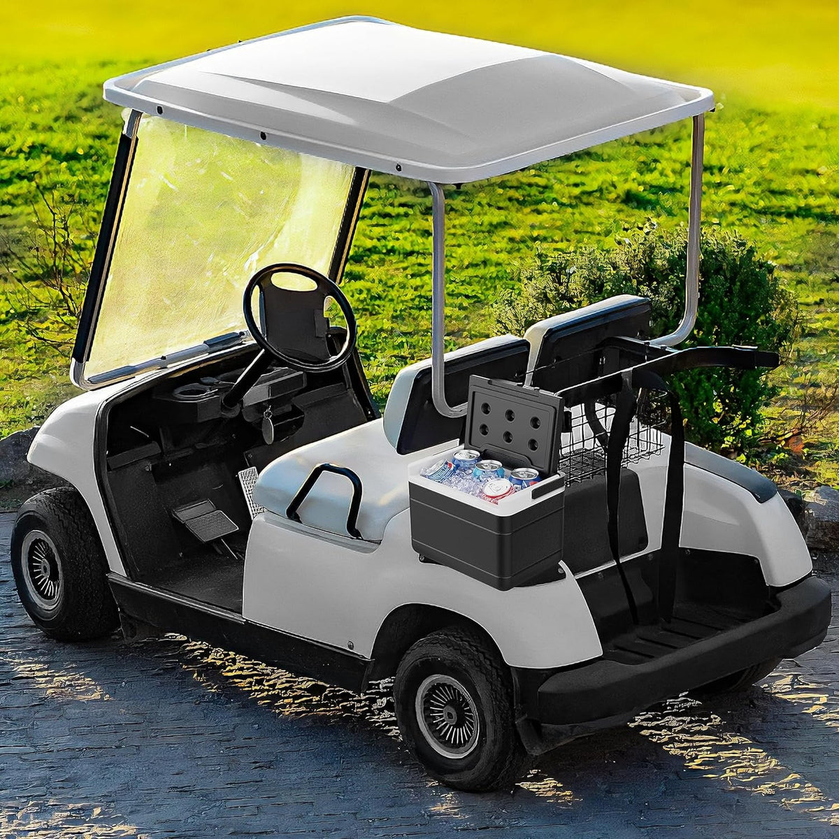 Golf with 102588101 Car Chest 103886801 Cart 10L0L Kit 48H Mounting Golf Cooling Universal Bracket for Yamaha, Fits Caddy EZGO,Club Cooler Ice Cart and Portable