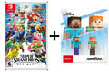 Switch Nintendo - Figures Bros Super Steve/Alex amiibo Ultimate + Smash