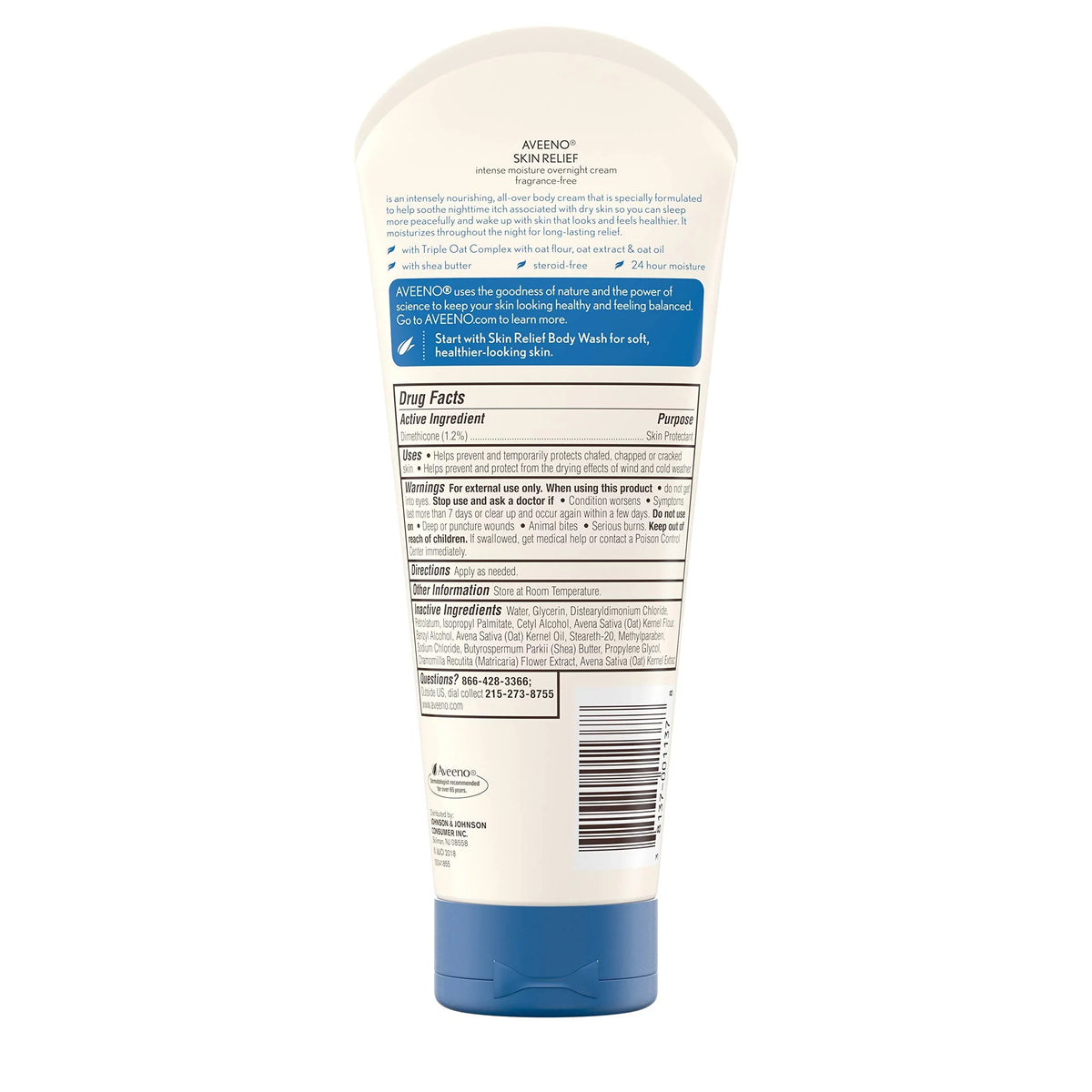 Overnight Skin With Protectant Fragrance- Itchy Dry Intense Complex & Natural Relief, Steroid-Free, Triple Relief & For Oz Therapeutic Moisture 7.3 Shea Skin Oat Butter, Aveeno Cream Dimethicone Skin