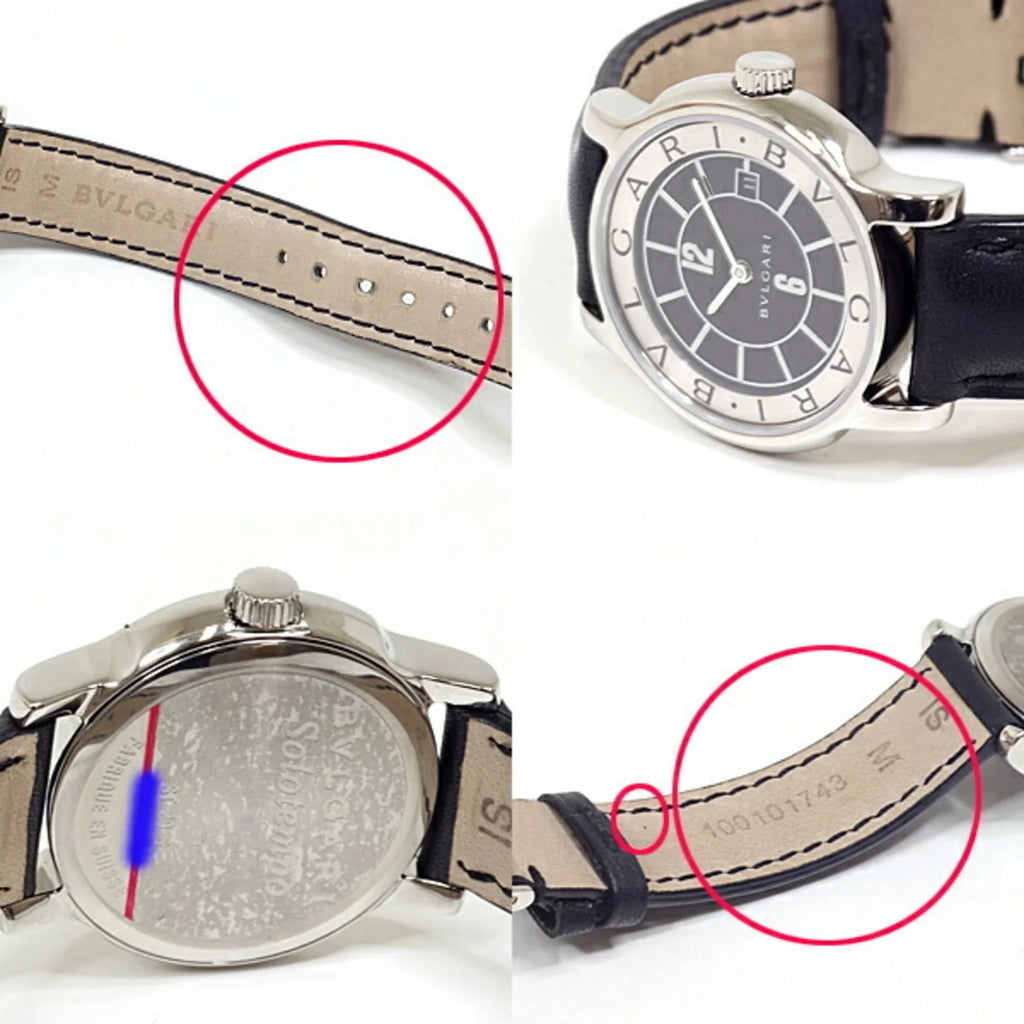 (Good) Solotempo Watch Quartz Steel Women's ST29S Stainless Bvlgari Pre-Owned