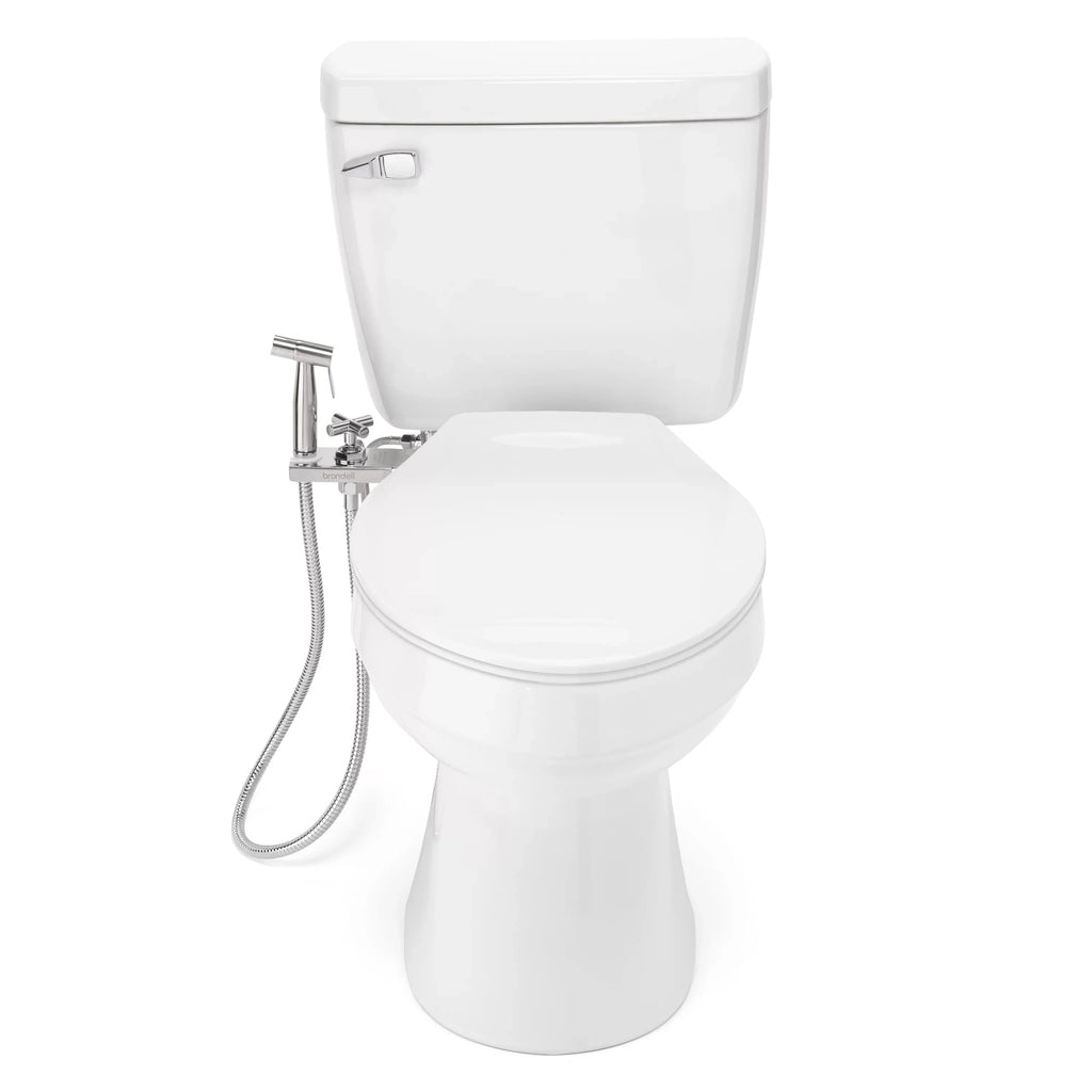 CleanSpa with and Brondell Holster Luxury Integrated Shut Hand-Held Steel Stainless Sprayer Bidet off,