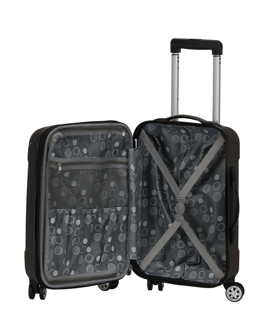 On Hardside F1901 ABS 20" Rockland Luggage Carry Sonic Expandable