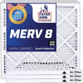 Furnace x King Filter IN | Filter 26x35.5x1 A/C HVAC Filters dimension: USA MERV | x | 4-PACK MADE Pleated .75" | 8 Air Actual 35.5 26